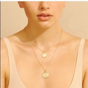 Amber Sceats Double Coin Necklace